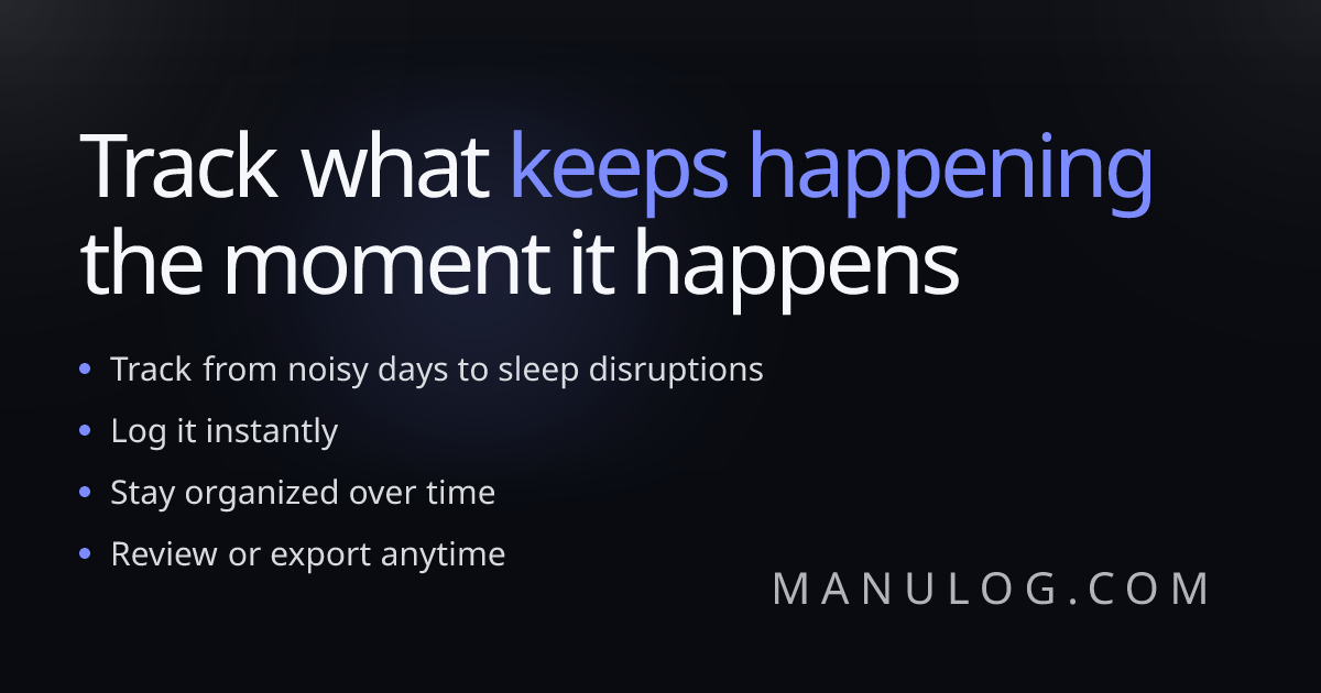 Track What Keeps Happening - Simple Logging That Builds Over Time